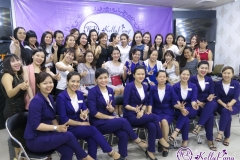 Hình ảnh và tác phẩm của các bạn học viên lớp Hoa Tết 2017 cùng cô Pang Mỹ Nguyên
