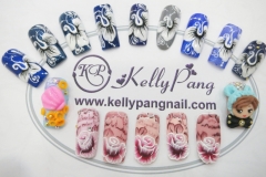 Tác phẩm của Học Viên KellyPang lớp "Design Cao Cấp Gel" khóa tháng 04/2017
