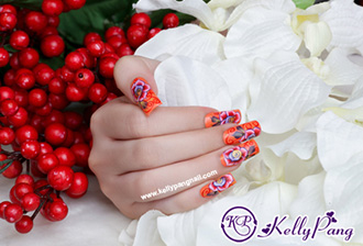 Cách Vẽ Mẫu Nail Màu Mùa Thu