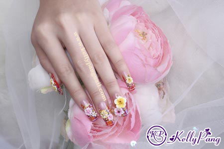 Cách Vẽ Mẫu Móng Nắng Hè