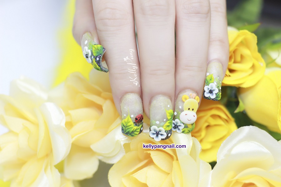 Cách Vẽ Mẫu Nail – Màu Sắc Thiên Nhiên Cách Vẽ Mẫu Nail – Màu Sắc Thiên Nhiên