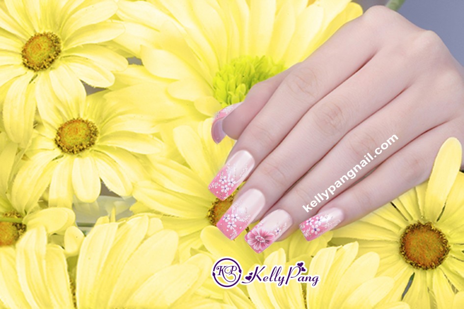 Cách Vẽ Mẫu Móng Sắc Hoa Xinh