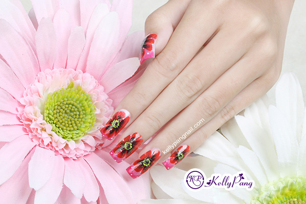 Cách Vẽ Mẫu Nail Cánh Hoa Xinh