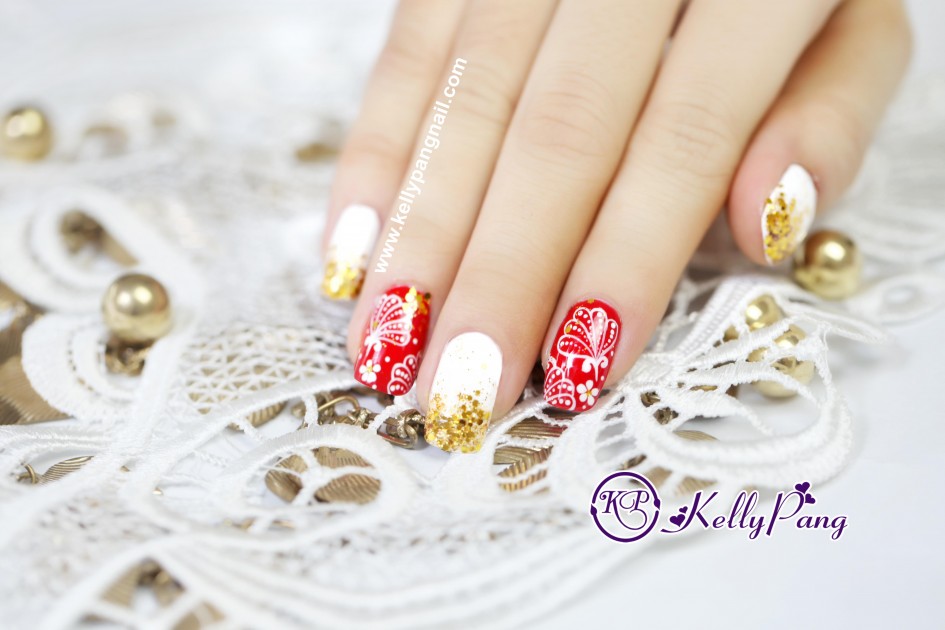 Cách Vẽ Mẫu Nail Đón Xuân