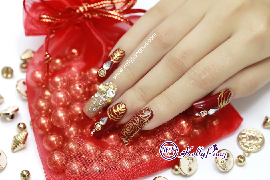 Cách Vẽ Mẫu Nail Xuân Thắm Tươi