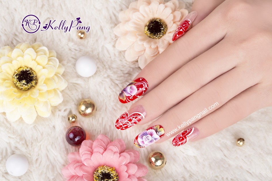 Cách Vẽ Mẫu Nail Xuân Rực Rỡ