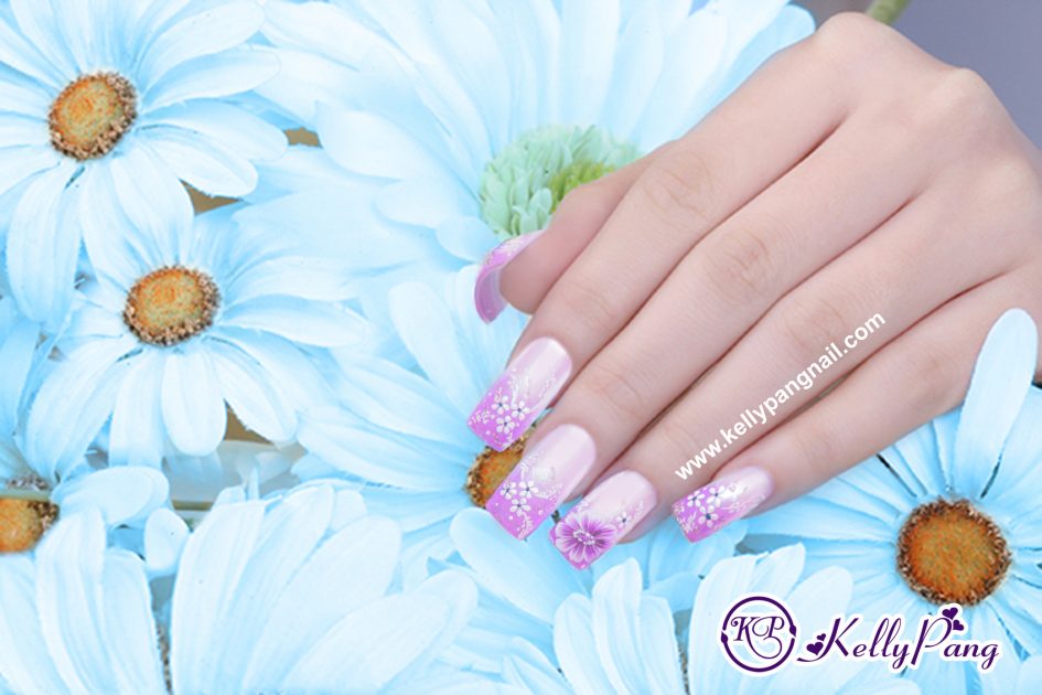 Cách Vẽ Mẫu Nail Màu Tình Yêu