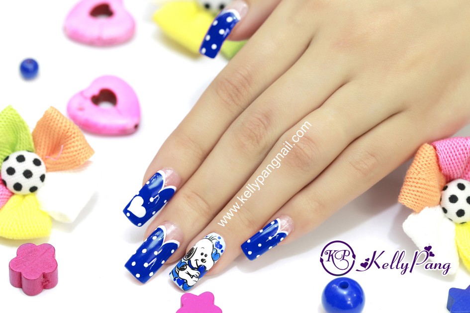 Cách Vẽ Mẫu Nail Cún Con Đáng Yêu
