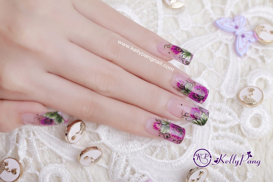 Cách Vẽ Mẫu Móng Hoa Mùa Hạ