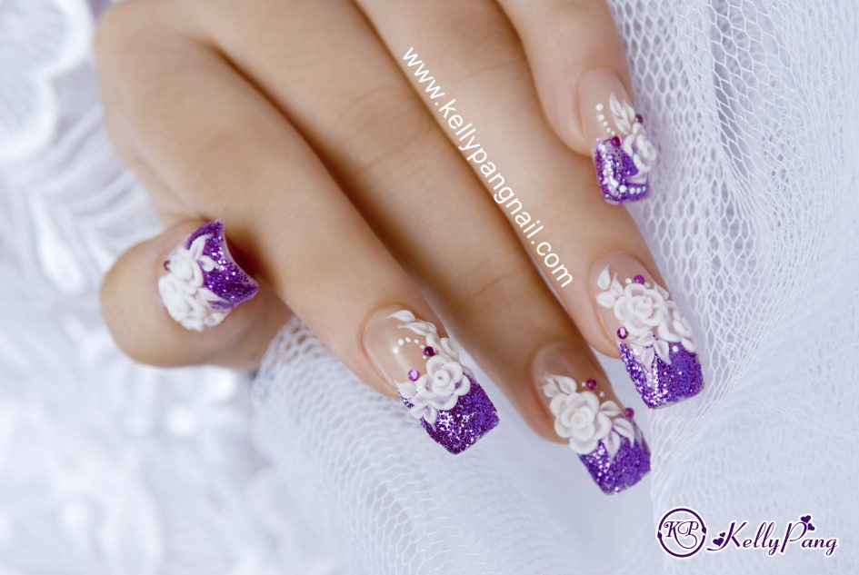 Cách Vẽ Mẫu Nail Lucky Roses