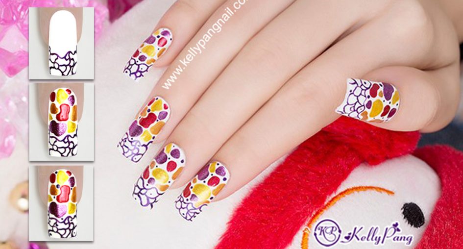 Cách Vẽ Mẫu Móng Sắc Màu Năng Động