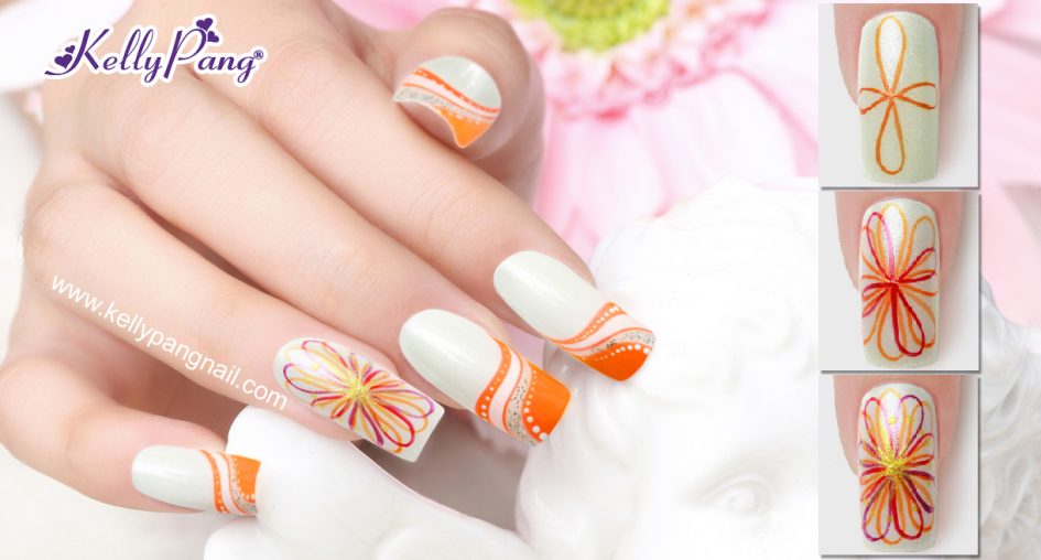 Cách Vẽ Mẫu Móng “Sắc Cam Năng Động” Cách Vẽ Mẫu Móng “Sắc Cam Năng Động”