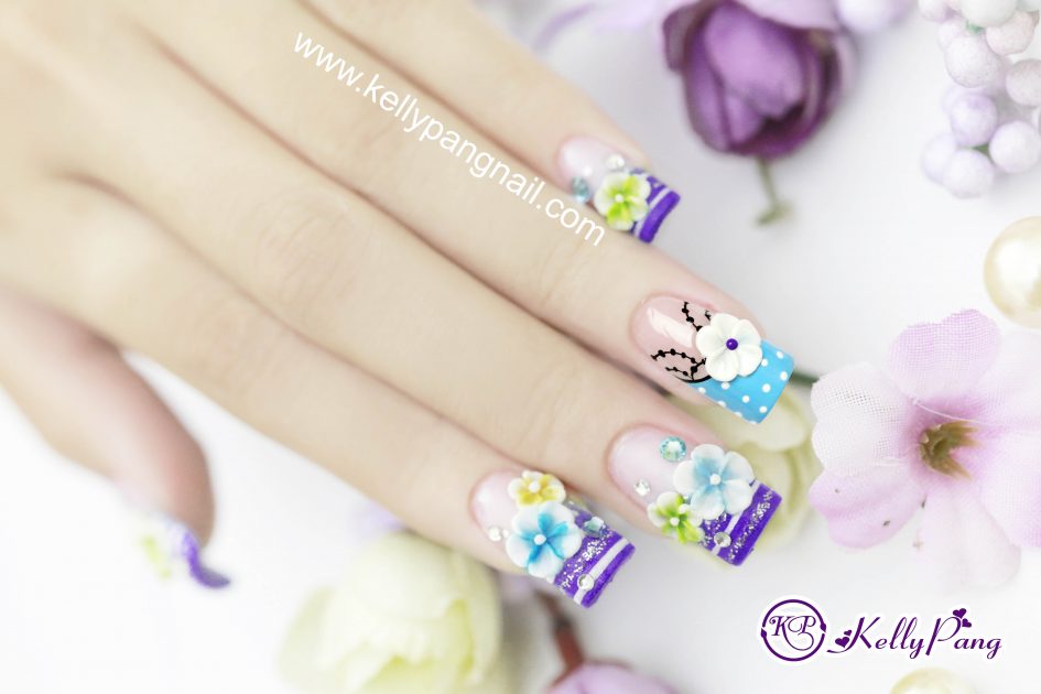Cách Vẽ Mẫu Nail Sắc Màu