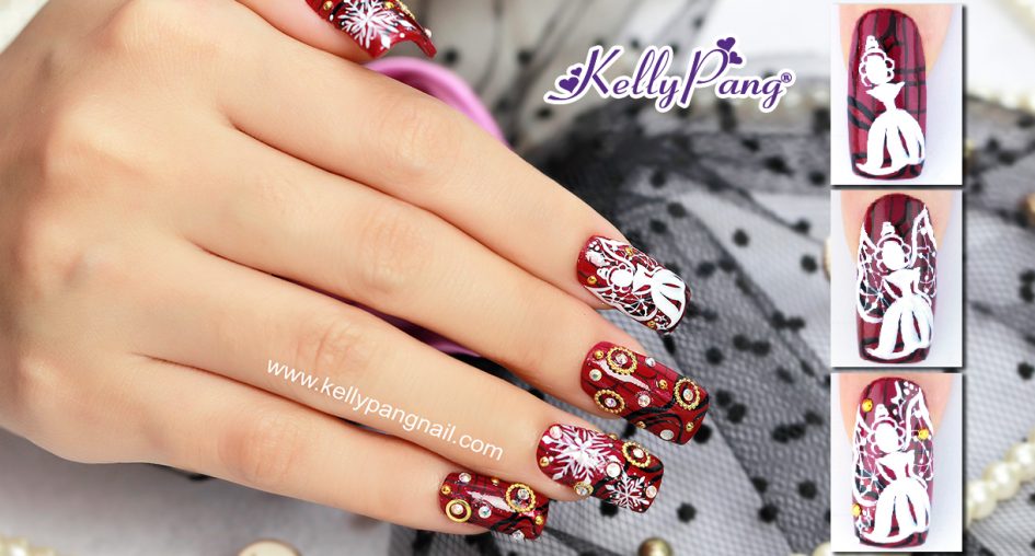 Cách Vẽ Mẫu Nail Nữ Hoàng Tuyết