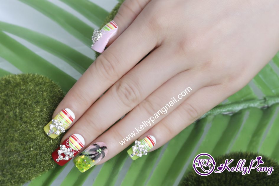 6 Bước Vẽ Mẫu Móng Du xuân