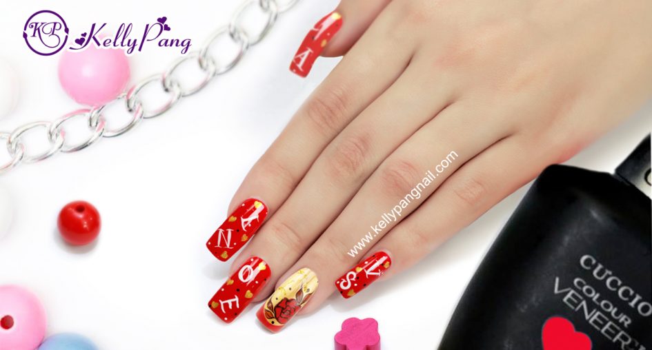 6 Bước Vẽ Mẫu Móng “Tình Yêu Diệu Kỳ”