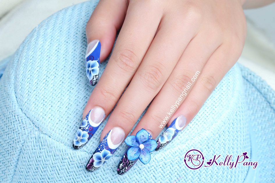 Cách vẽ mẫu móng Màu Của Yêu Thương