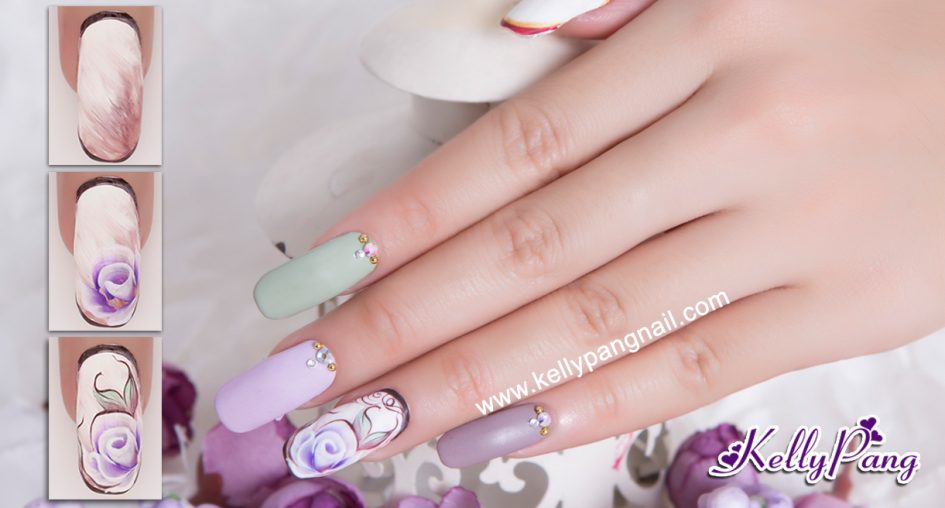 Cách vẽ mẫu nail Ngày Nắng Êm Đềm