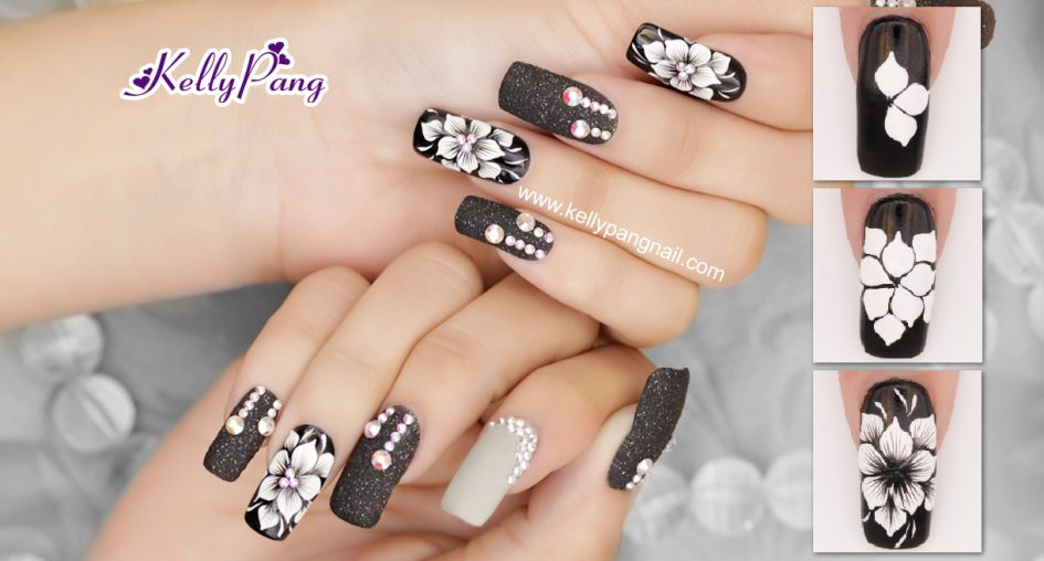 Cách vẽ mẫu nail Hương Đêm