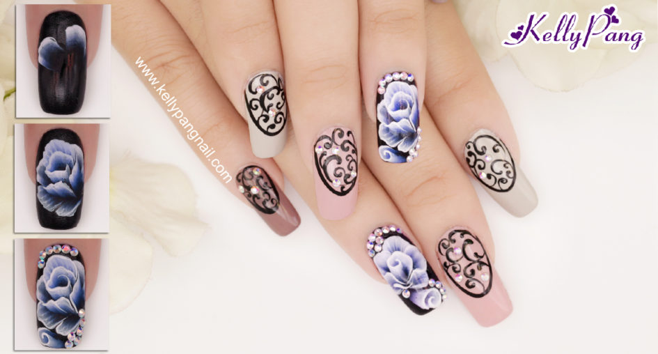 Cách vẽ mẫu nail Hương Hoa Ngày Hè