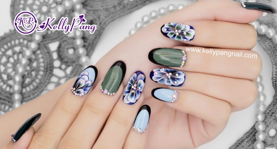 Cách vẽ mẫu nail Cúc Đồng Tiền Cách vẽ mẫu nail Cúc Đồng Tiền