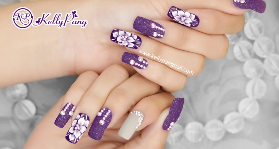 Click xem các bước vẽ mẫu nail Sắc Tím Thủy Chung Click xem các bước vẽ mẫu nail Sắc Tím Thủy Chung