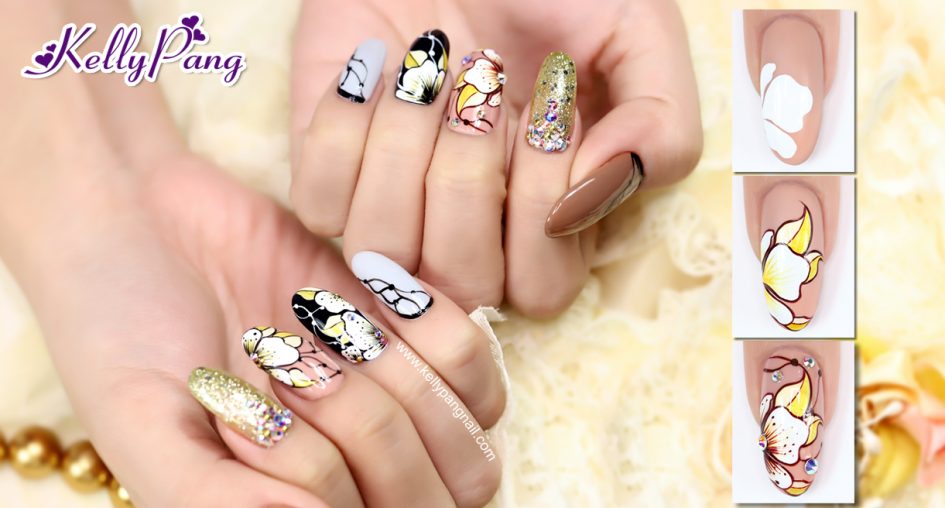 Click xem các bước vẽ nail Hoa Khoe Sắc Click xem các bước vẽ nail Hoa Khoe Sắc