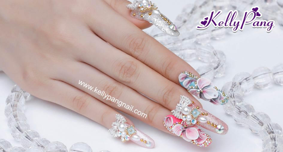 8 bước vẽ mẫu mẫu nail Hoa Lan