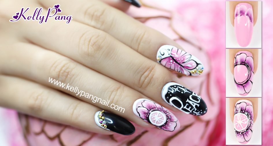 6 bước vẽ mẫu nail Hương Hè