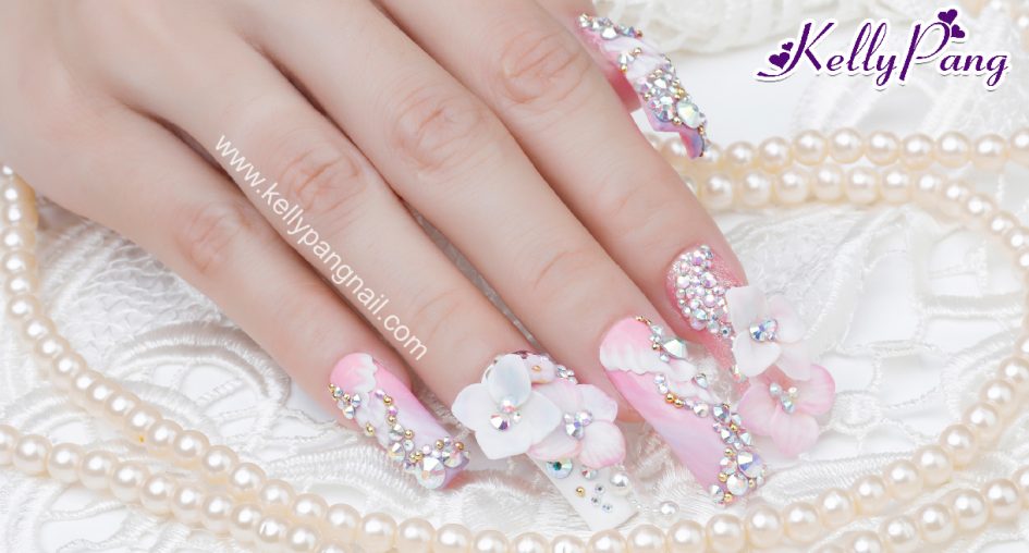 Các bước vẽ mẫu nail “Ngày Chung Đôi”