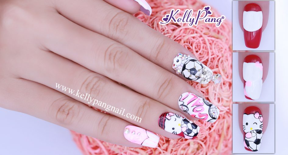 Cách vẽ mẫu nail Miss Cat