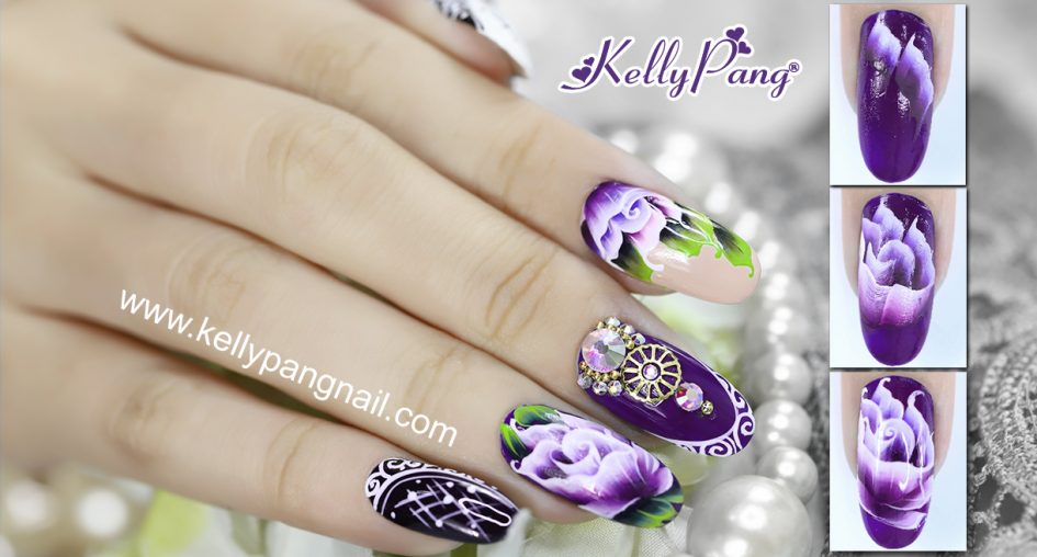 Click xem 6 bước vẽ Hoa Hồng Lai