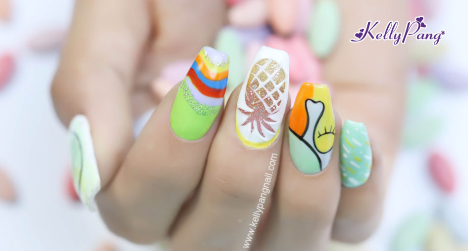 5 bước vẽ Mẫu Nail Chân Dung Cô Gái