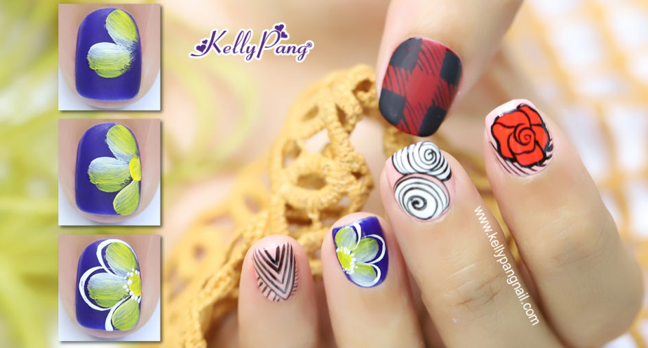Click xem cách vẽ mẫu nail hợp móng ngắn