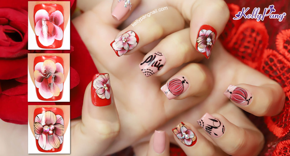 Click xem cách vẽ mẫu nail 3D nhanh, đẹp
