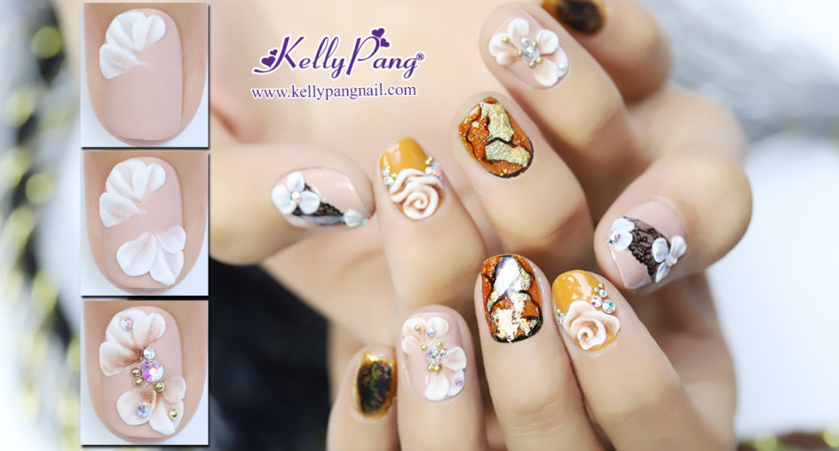 Click xem cách vẽ mẫu nail hoa nổi 3D siêu đẹp Click xem cách vẽ mẫu nail hoa nổi 3D siêu đẹp