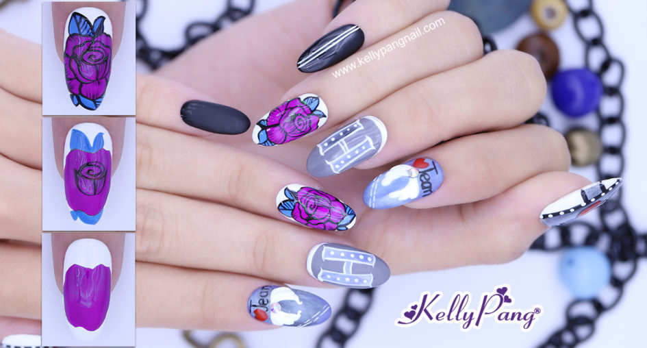 Click xem cách vẽ mẫu nail Hoa Hồng tím bằng cọ nét gel Click xem cách vẽ mẫu nail Hoa Hồng tím bằng cọ nét gel