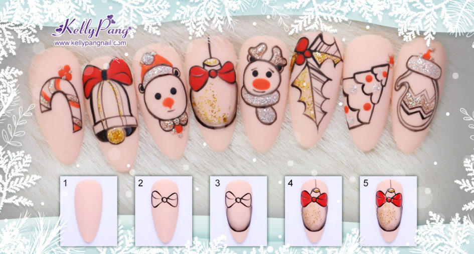 Click xem cách vẽ mẫu nail Noel Ấm Áp