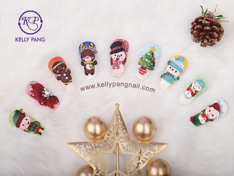 BST mẫu nail chủ đề Noel