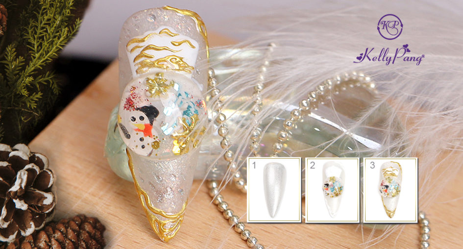 5 Bước Vẽ Nail Xinh Chơi Noel
