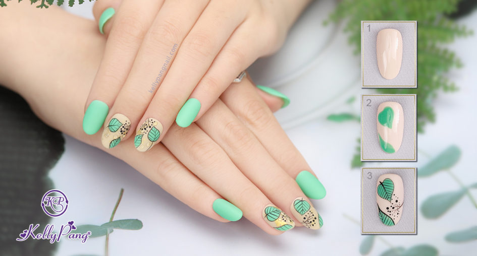 Kĩ Thuật Vẽ Cọ Nét Gel Họa Tiết Chiếc Lá