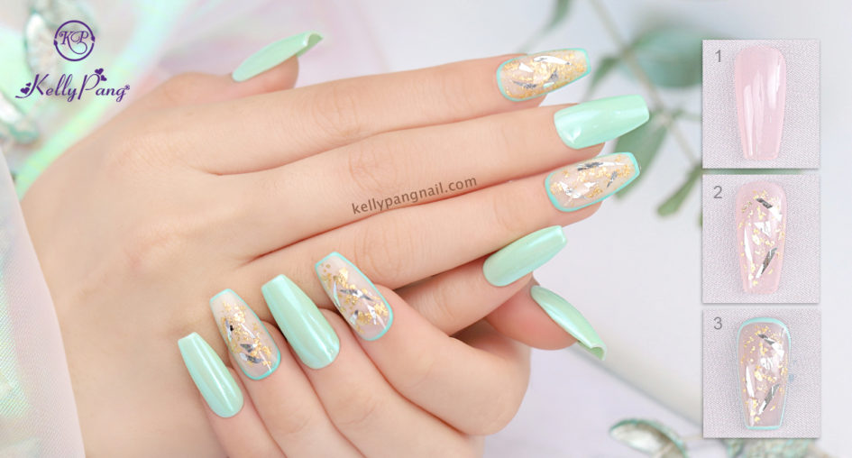 Cách Vẽ Nail Hiệu Ứng Kim Tuyến Mảng Vàng Ẩn Cách Vẽ Nail Hiệu Ứng Kim Tuyến Mảng Vàng Ẩn