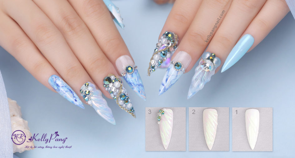 Nail Ngọc Trai Kĩ Thuật Tráng Gương