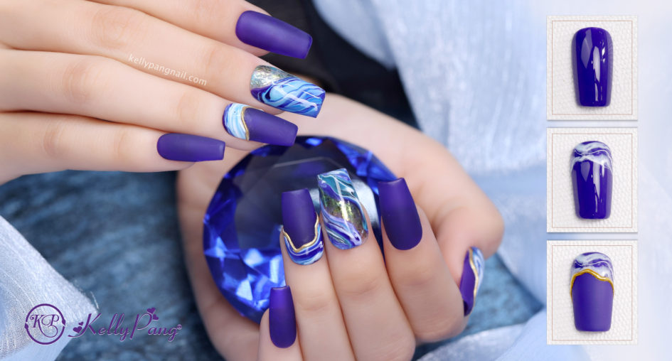 Cách Tạo Nail Vân Loang Độc Đáo