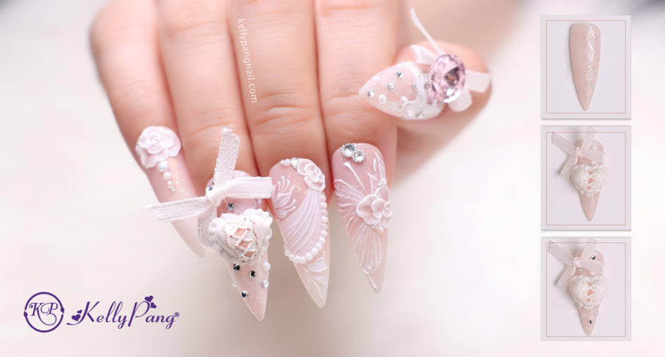 Cách Vẽ Mẫu Nail Valentine – Love in Bloom Cách Vẽ Mẫu Nail Valentine – Love in Bloom