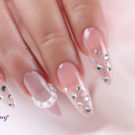 Cách Vẽ Nail Mắt Mèo kết hợp Gel Nổi 3D
